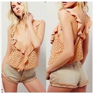 NWT! Free people Soulshine Eyelet Tank SZ XS